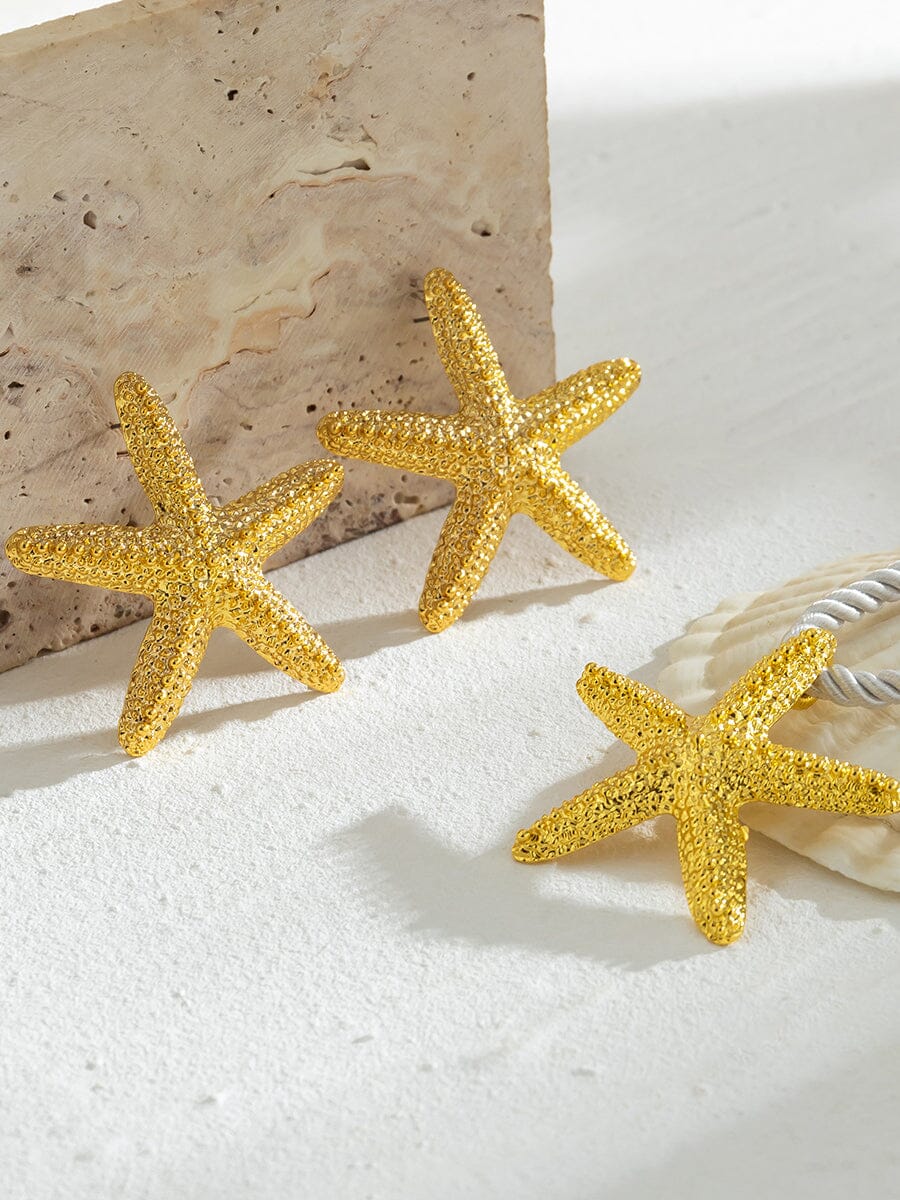 Santorini Starfish Necklace ~ Gold Necklaces DRESS/ATELIER 