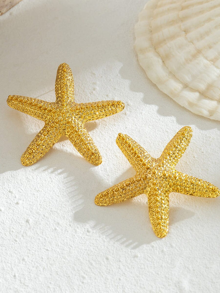 Santorini Starfish Necklace ~ Gold Necklaces DRESS/ATELIER 