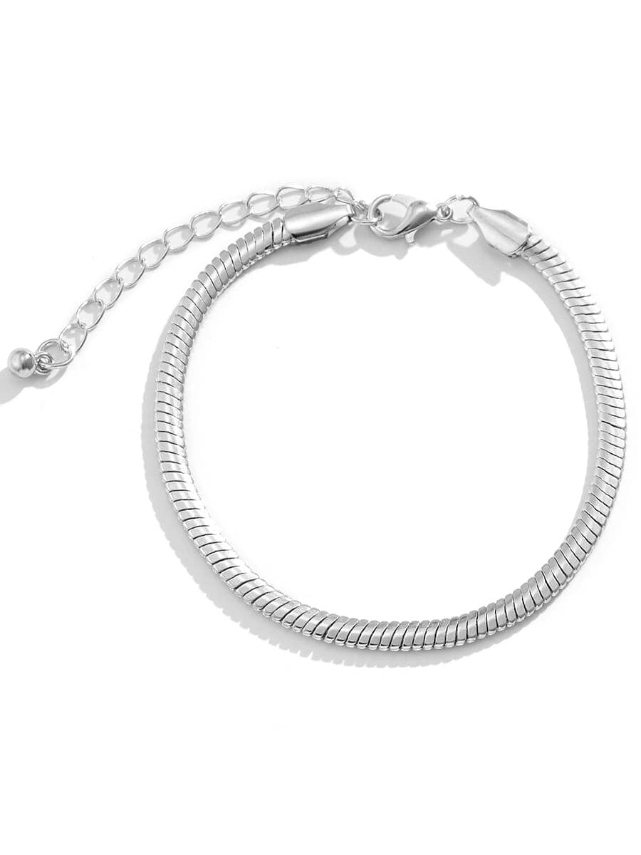 Flat Snake Bone Bracelet Bracelets DRESS/ATELIER 