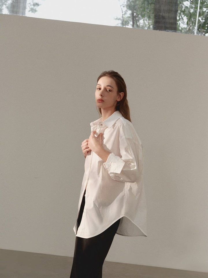 Maris™ - Minimalistisch Oversized Relaxed Shirt Shirts JURKJESBOETIEK 