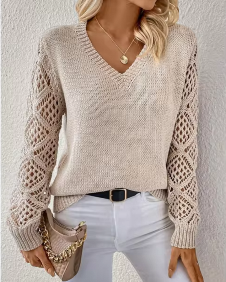 Betty™ | Cozy V-Neck Knit Pullover