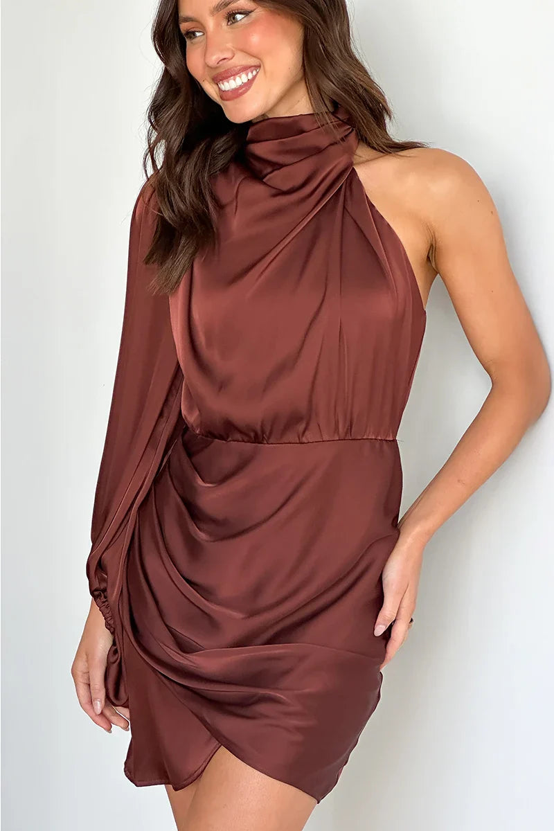 Leni One Shoulder Mini Dress