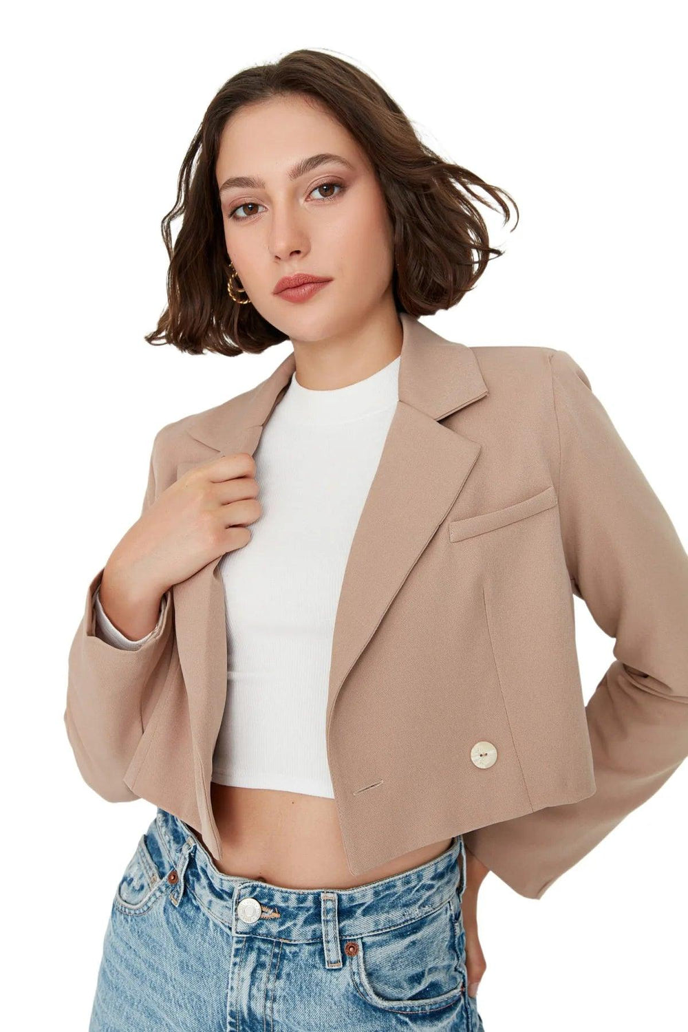 ISABELLA™ | Cropped Blazer MyGirlClub. 