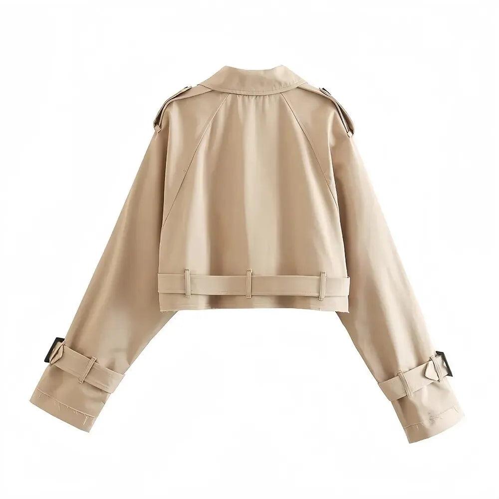 ISABELLA™ | Cropped Trench Jasje MyGirlClub. 