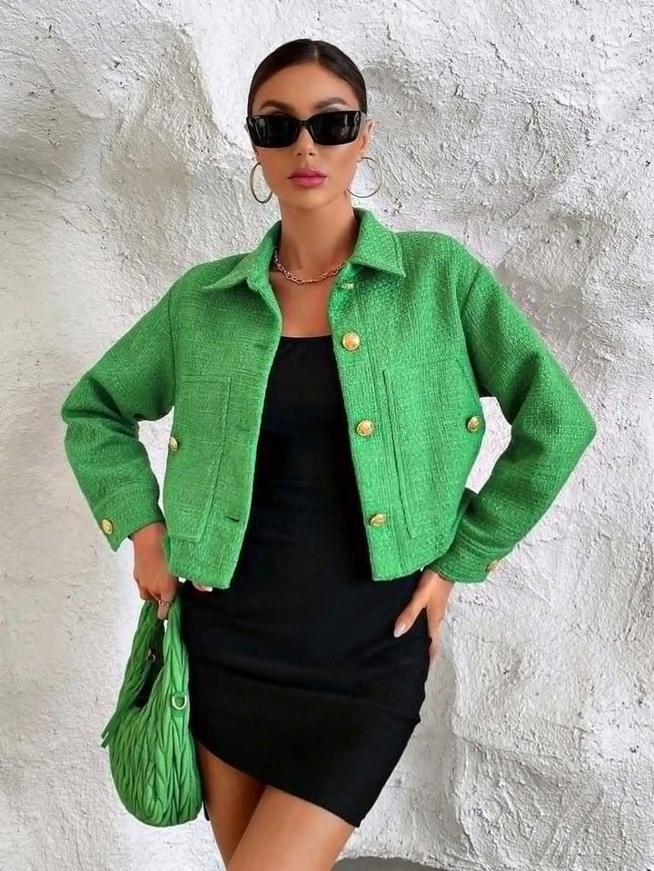 ISABELLA™ | Stijlvol Tweed Blazer MyGirlClub. 