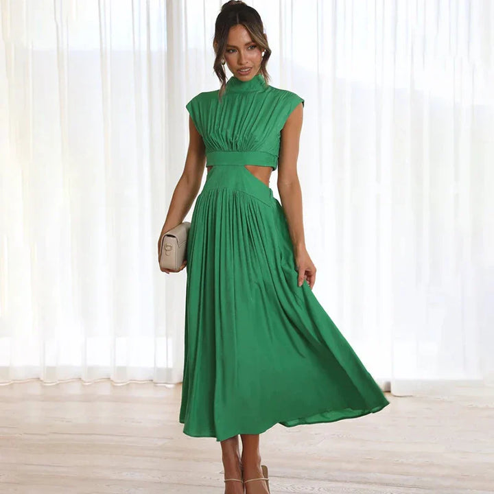 Janine Cut Out Waist Maxi Dress