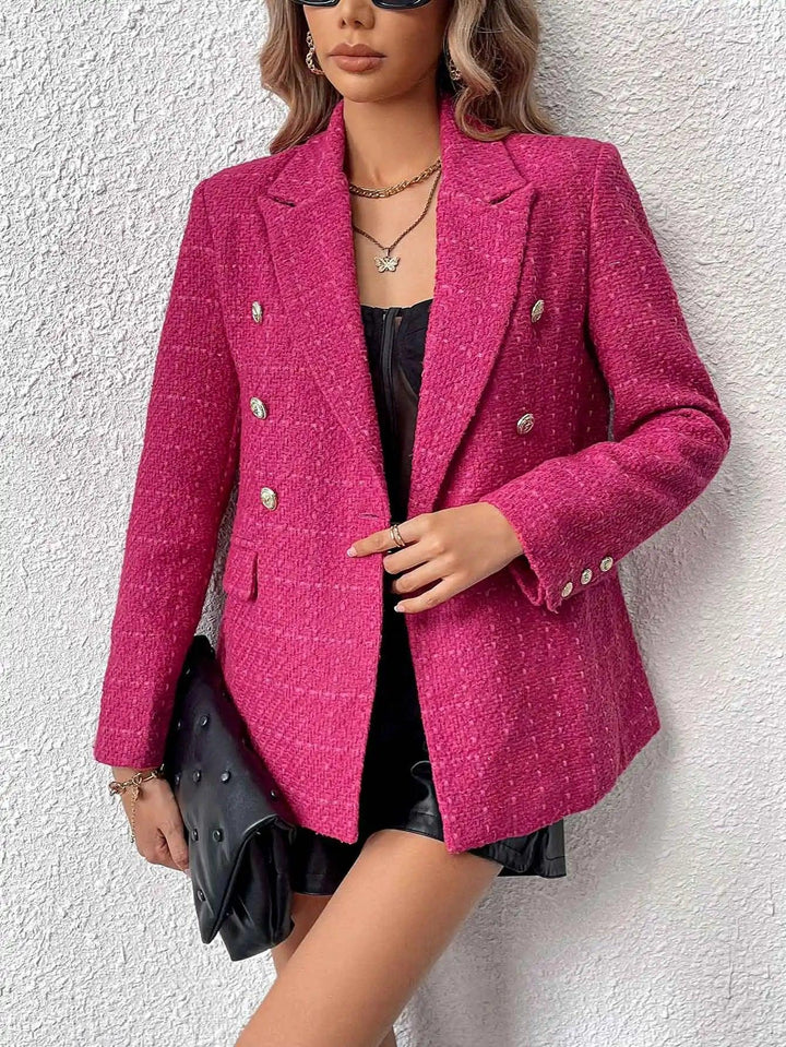 ISABELLA™ | Roze Tweed Blazer MyGirlClub. 