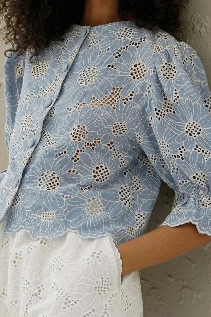 Astra Elegant Embroidered Blouse