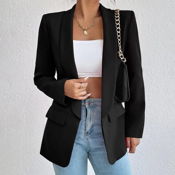 ISABELLA™ | Slim Fit Blazer MyGirlClub. Zwart S 