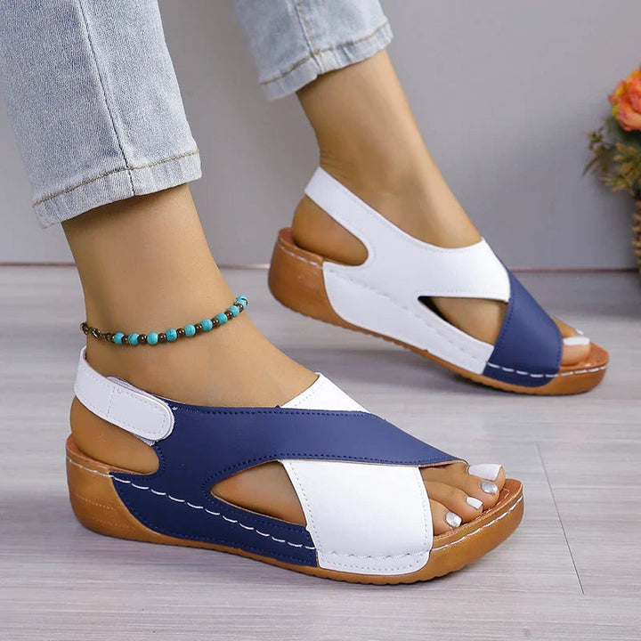 Jade Chic Orthopedic Sandals Shoes & Sandals SOPHIE/CLAIRE Blue / White 36 