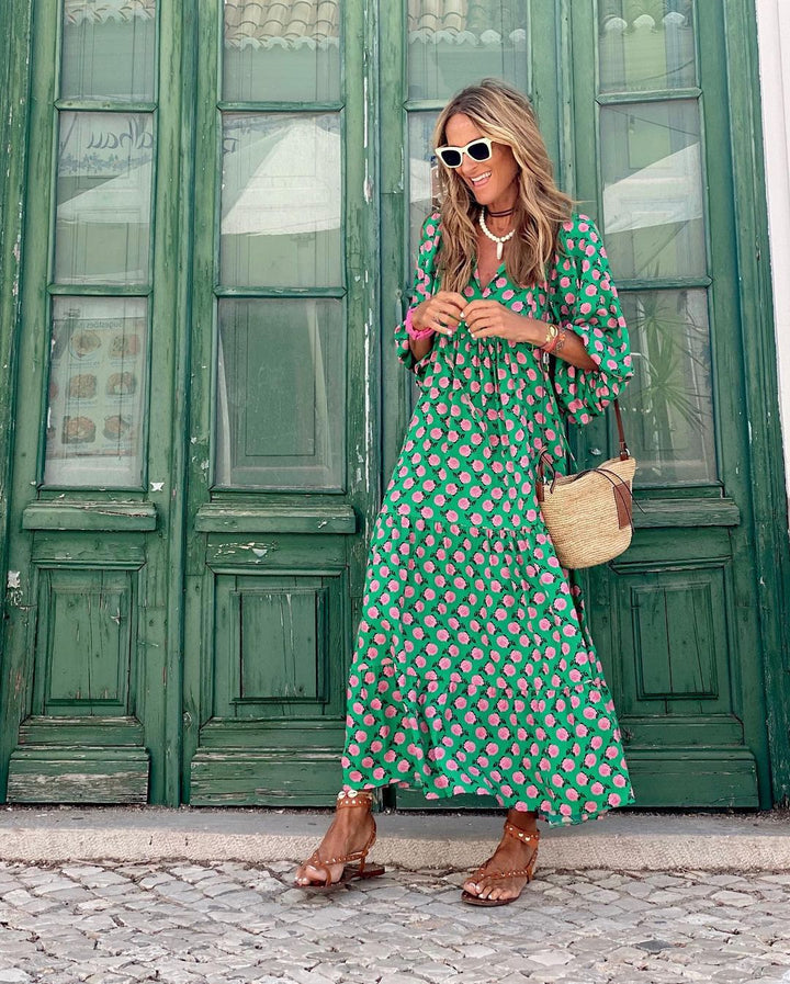 Maura™ | Playful Floral Summer Dress