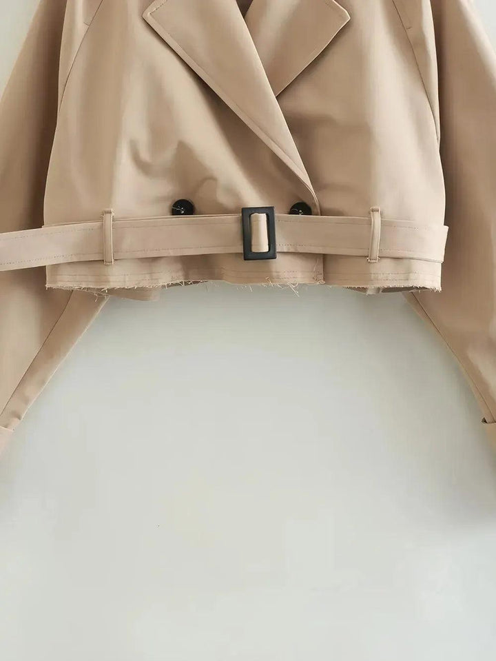 ISABELLA™ | Cropped Trench Jasje MyGirlClub. 