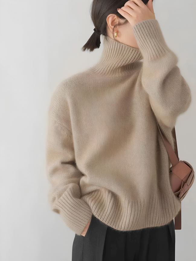 Yfke™ - Cashmere Turtleneck Sweater Sweaters OLIVIA'S 