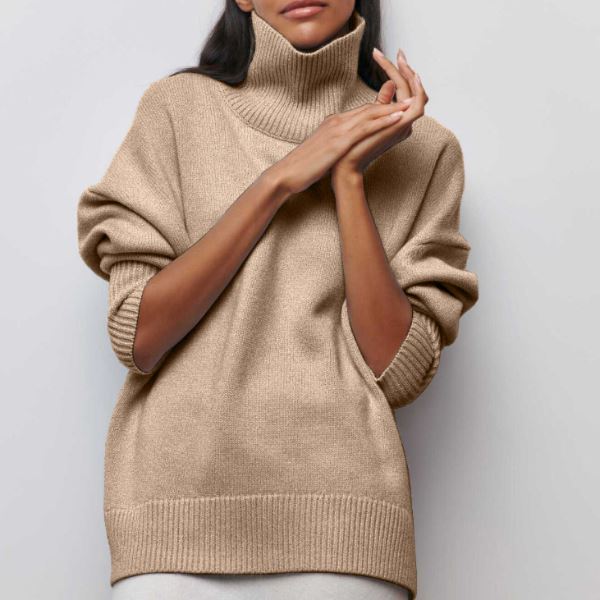 Nicole™ - Turtleneck Sweater JURKJESBOETIEK Bruin S 