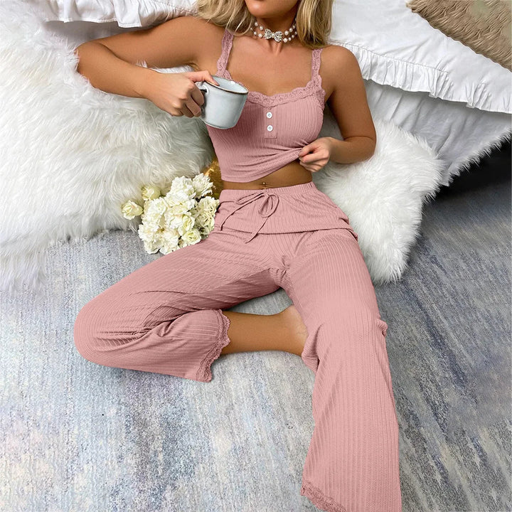 KIM™ | Comfortabele Pyamaset MyGirlClub. Roze One Size 