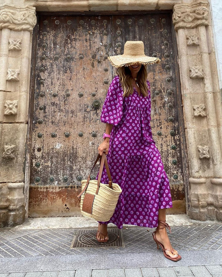 Maura™ | Playful Floral Summer Dress