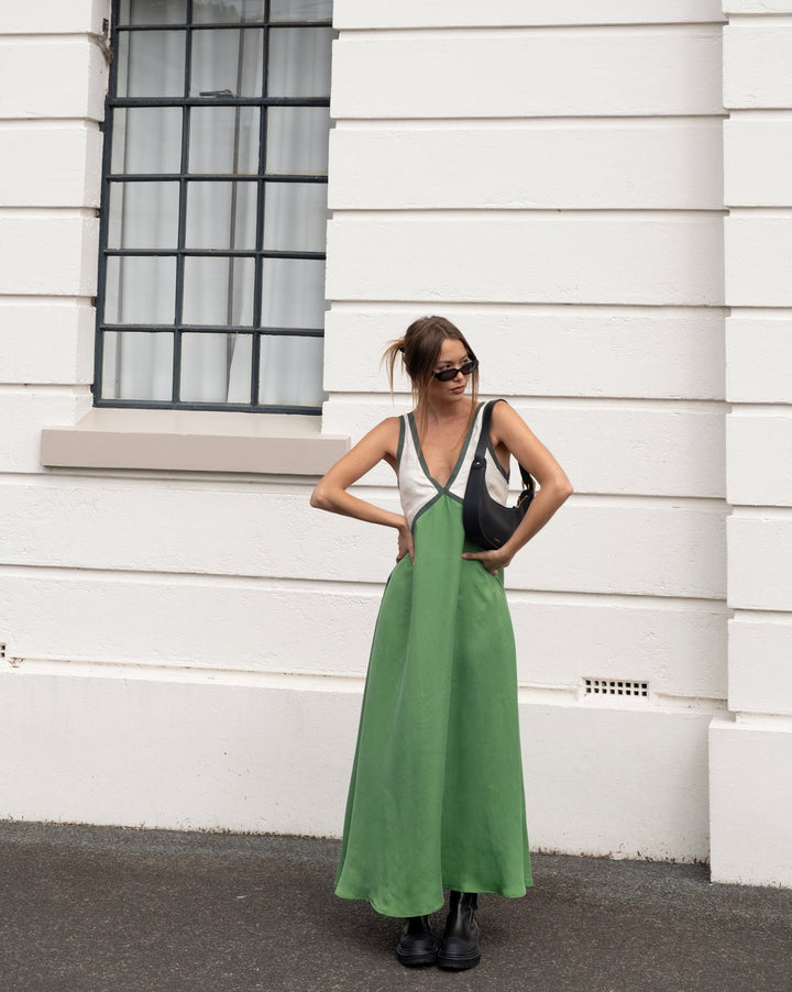 Shenna Contrast Maxi Dress