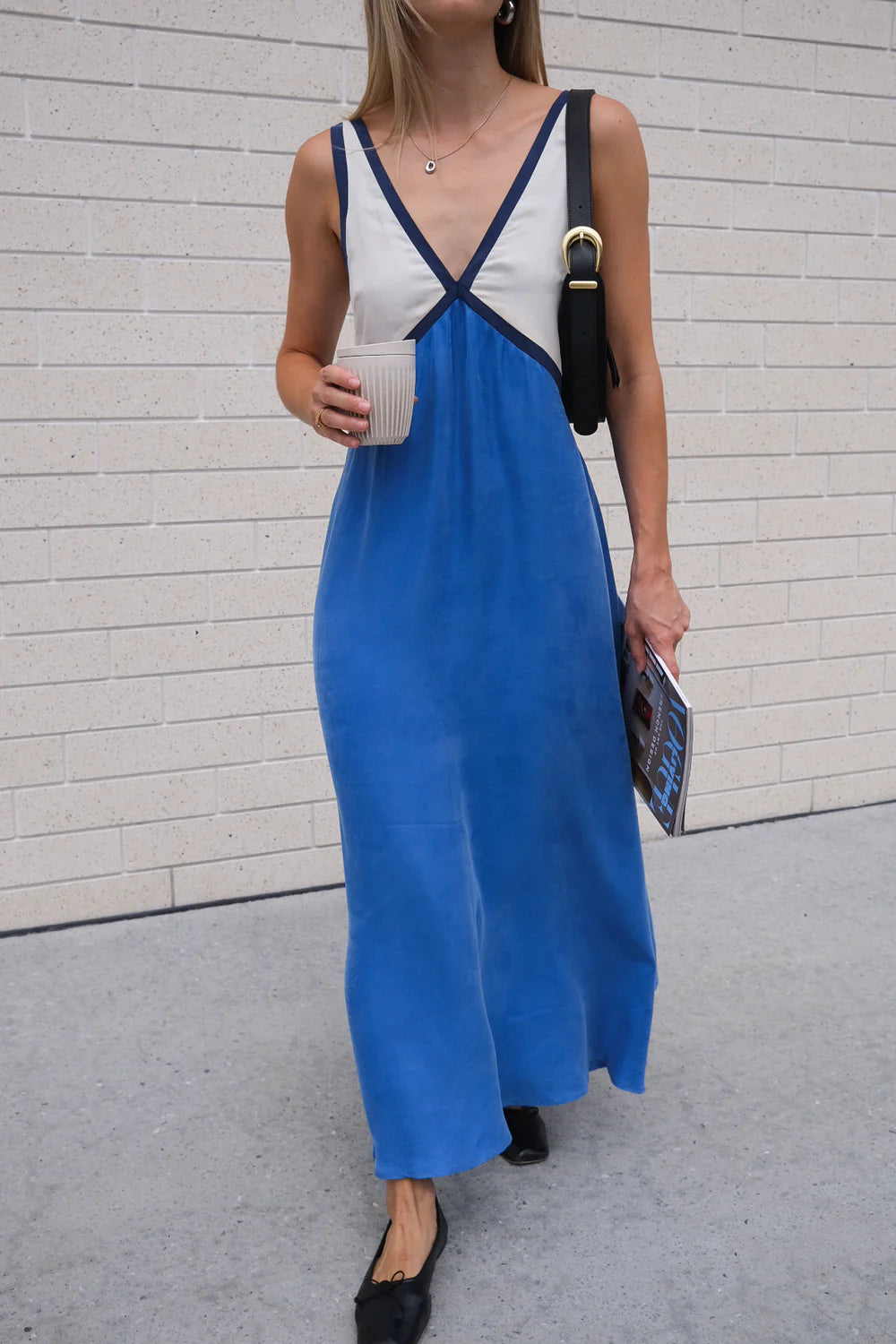 Shenna Contrast Maxi Dress