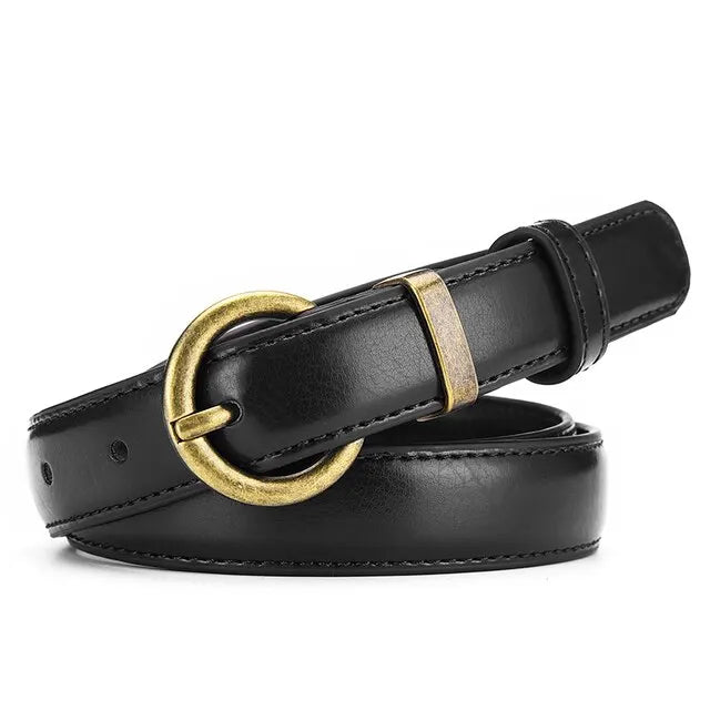 BRITT™ | Luxe Leren Riem MyGirlClub. 100cm XY1272-Black 