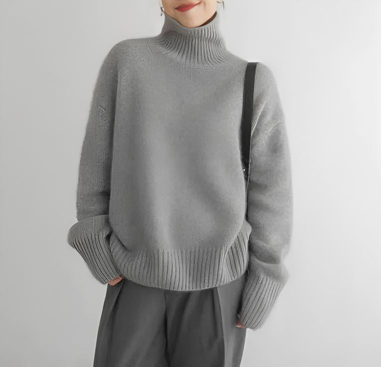 Yfke™ - Cashmere Turtleneck Sweater Sweaters OLIVIA'S 