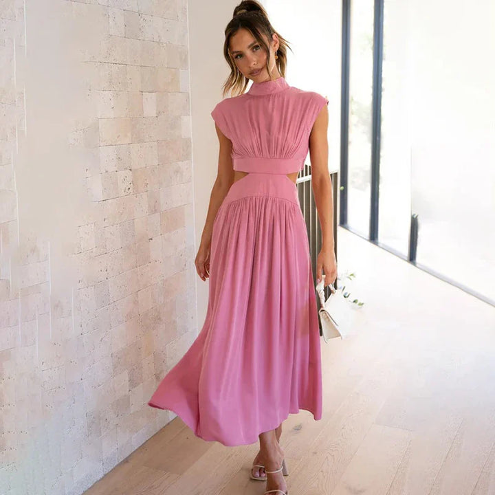 Janine Cut Out Waist Maxi Dress