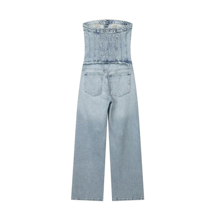 ANDREA™ | Spijker Jumpsuit MyGirlClub. 