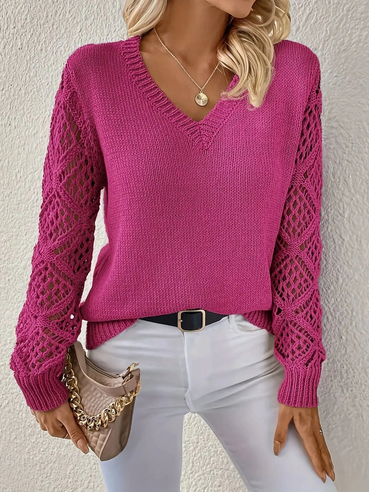 Betty™ | Cozy V-Neck Knit Pullover