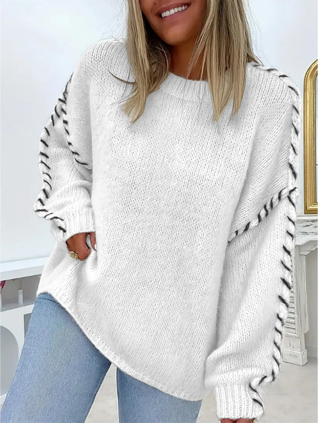 Claire™ | Cozy Knit Pullover Sweater