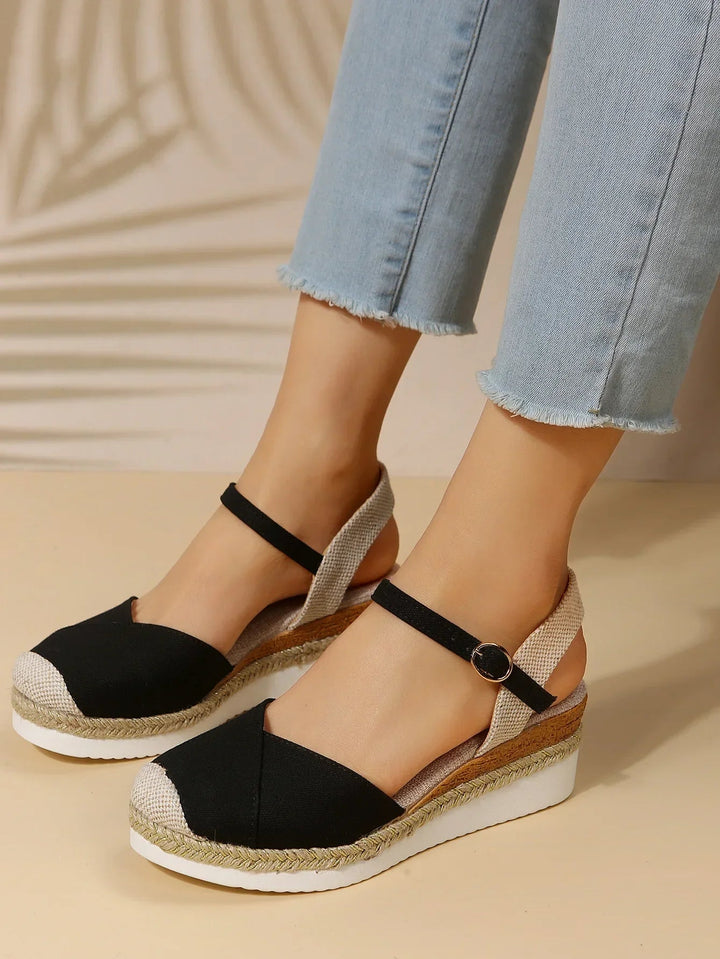 Courtney Closed Toe Wedge Orthopedic Sandals SOPHIE/CLAIRE 