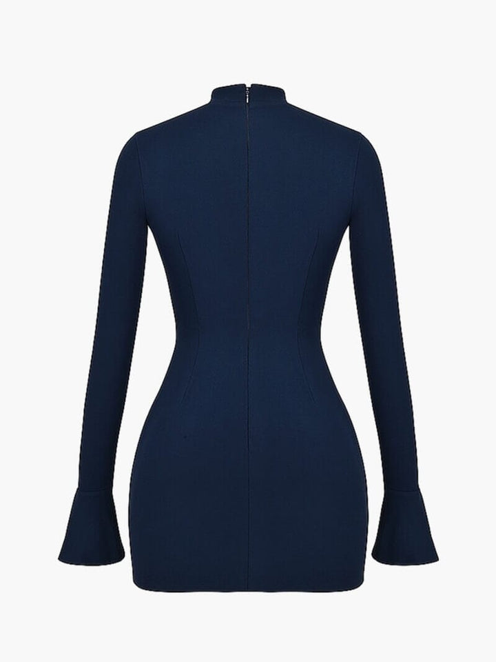 Amora Slim Fit Dress Dresses DRESS/ATELIER Navy Blue S 