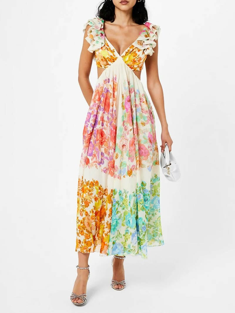 Vanilla Maxi Dress DRESS/ATELIER Multicolored S 