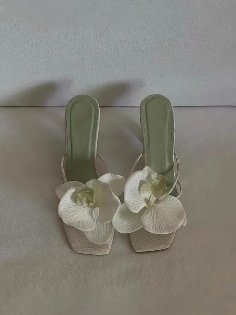 Flower Heels shoes DRESS/ATELIER Green 36 