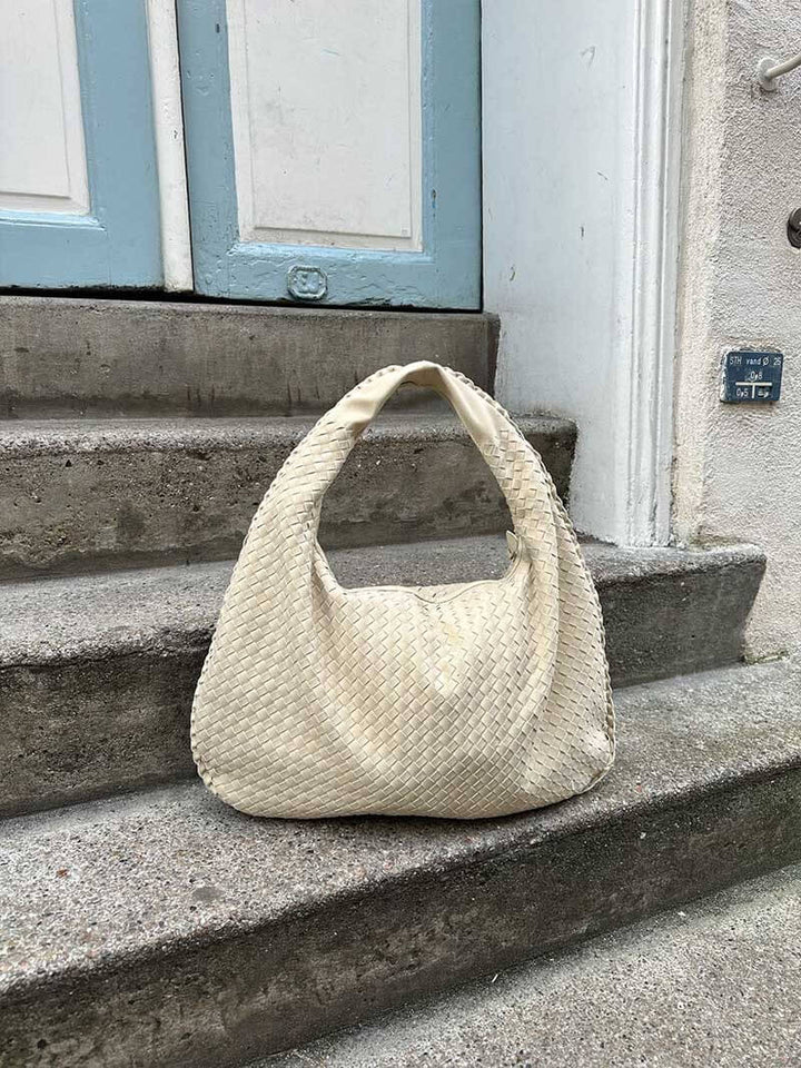 Suede Woven Bag XL