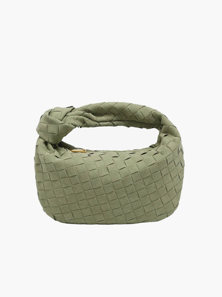 Woven Bag Mini Suede