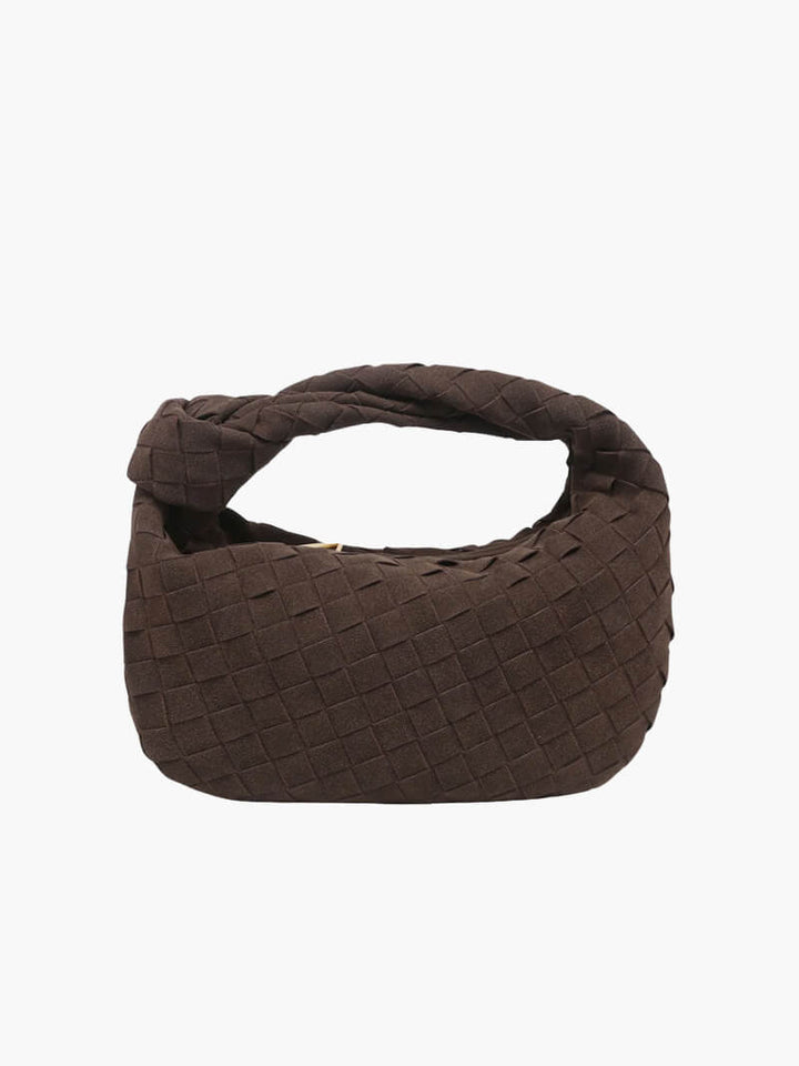 Woven Bag Mini Suede