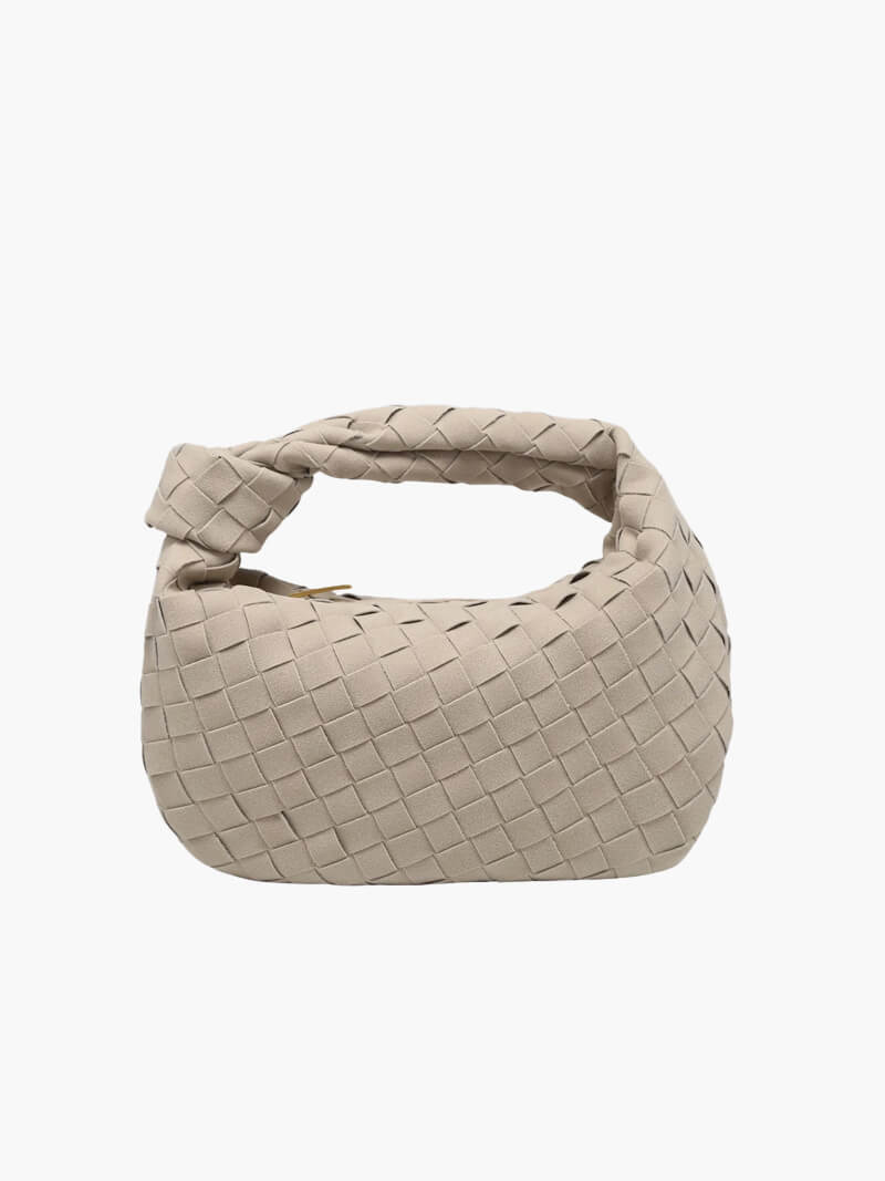 Woven Bag Mini Suede