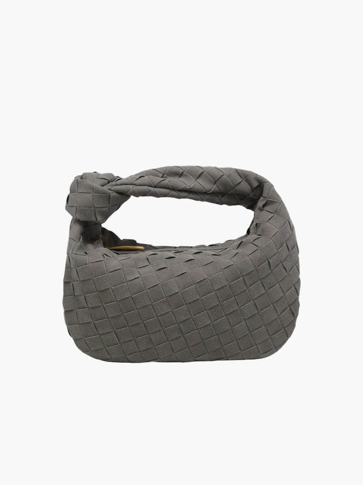 Woven Bag Mini Suede