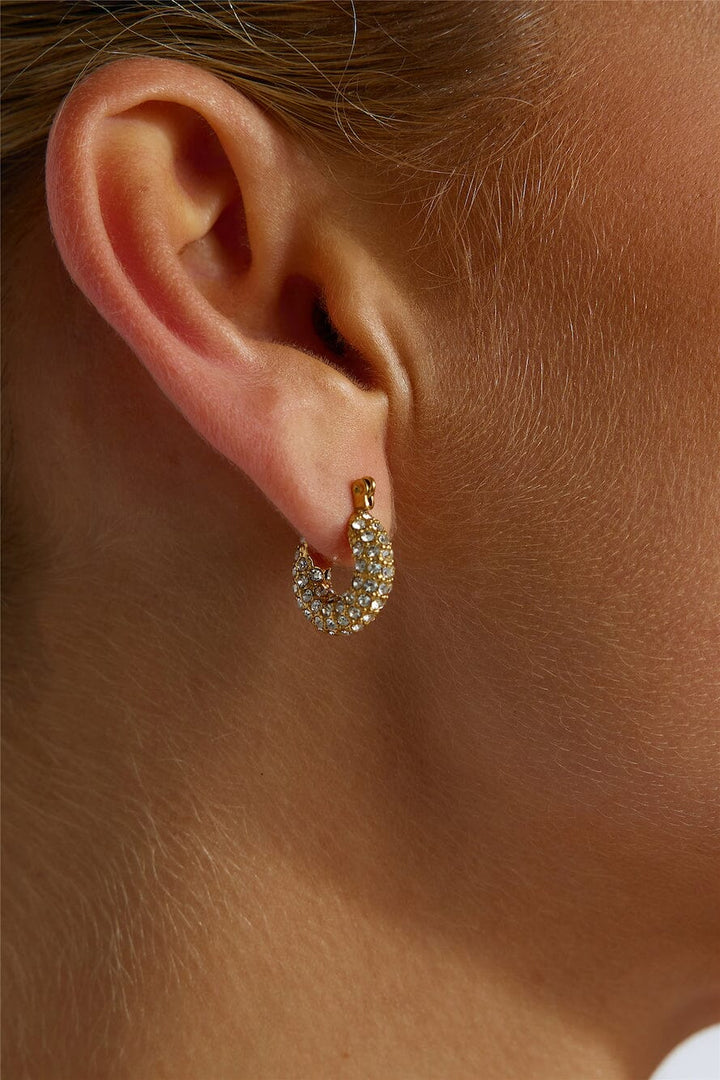 18k Gold Plated Be My Treasure Earrings Gold Earrings DRESS/ATELIER 