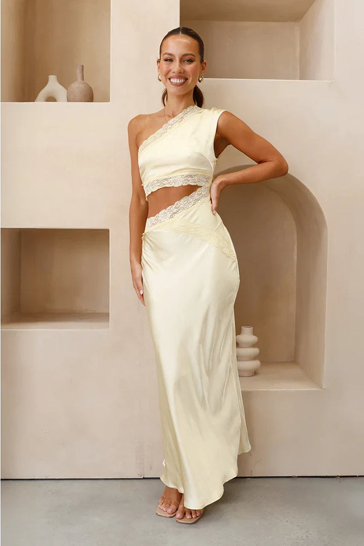 Emily One Shoulder Maxi Dress