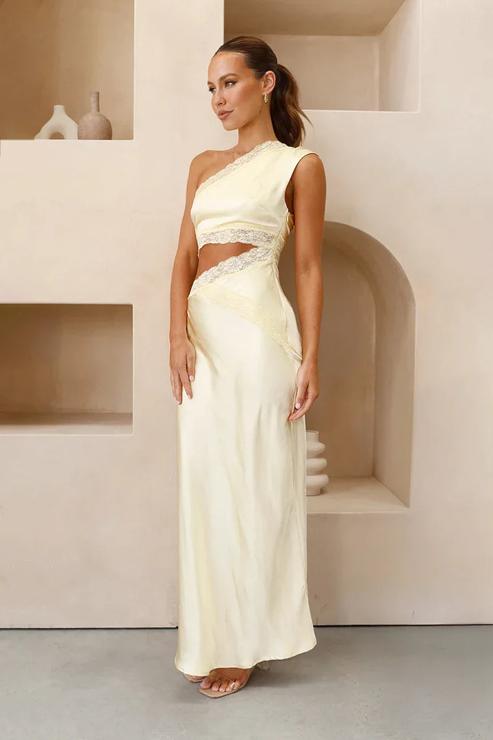 Emily One Shoulder Maxi Dress