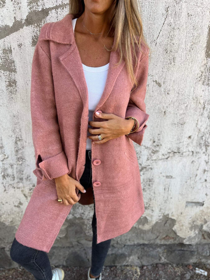 Ada™ | Stylish Long Knit Coat