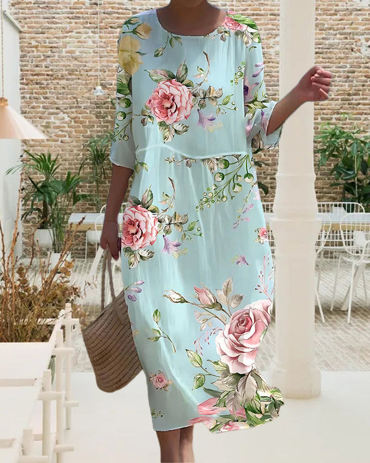 Sundara Elegant Floral Dress