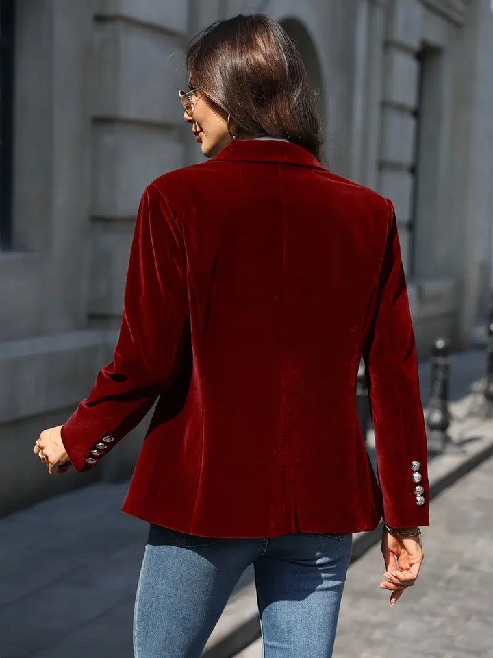 Caterina™ | Elegant Velvet Blazer