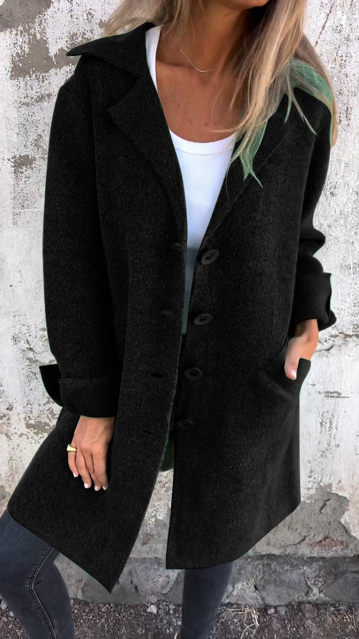 Ada™ | Stylish Long Knit Coat