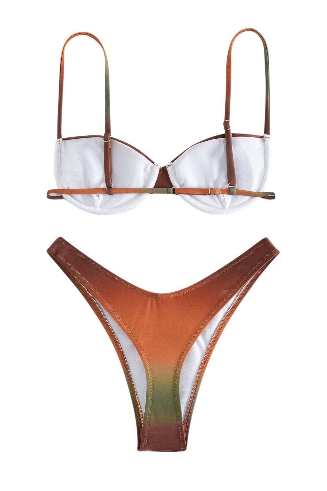 KIM™ | Bruine Ombre Bikini JURKJESBOETIEK 