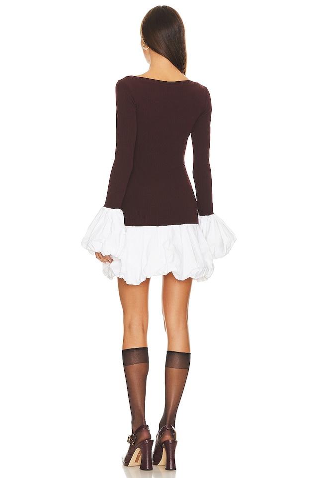 Catherine Sleeves Knit Mini Dress