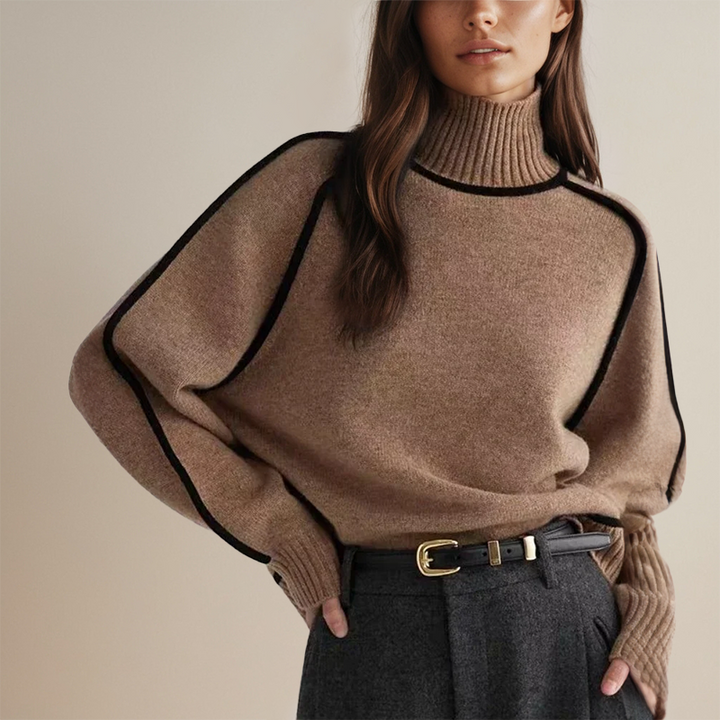 Yalina Warm Turtleneck Sweater