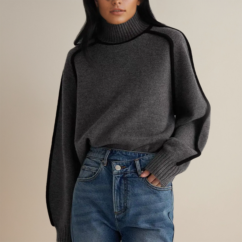 Yalina Warm Turtleneck Sweater