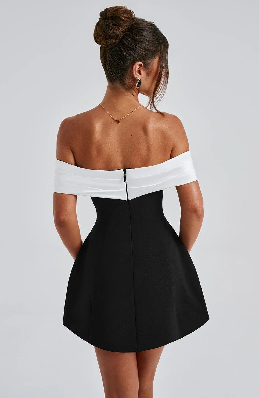 Nadine Bloom Bow Mini Dress