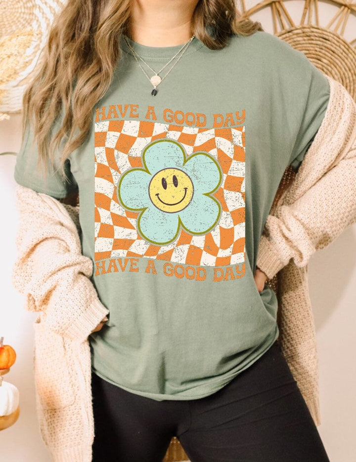 Have A Good Day Simpel T-shirt T-Shirt JURKJESBOETIEK Light green XS 